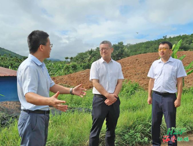 艾轶伦在立才农场公司垦区耕地“非粮化”“非农化”专项整改复耕地块调研。